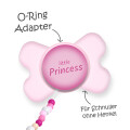 Adapter für Schnuller & Kette | Silikon O-Ring | baby-rosa