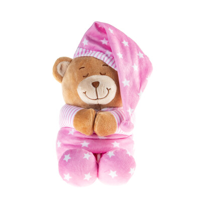 Timfanie® Baby Plüschtier Spieluhr Schlafmütze | rosa