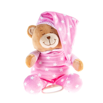 Timfanie® Baby Plüschtier Spieluhr Schlafmütze | rosa