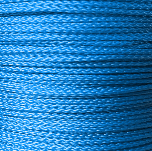 Schnullerketten PP Schnur | geflochten | 1,5 mm Ø | blau | 1m