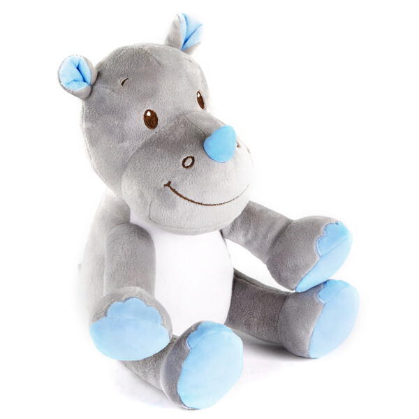 Timfanie® Kuscheltier | Baby Plüschtier | Nashorn | blau