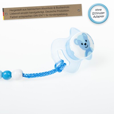 Timfanie® Schnullerkette | Blue-Lemon-Star, mit...