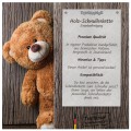 Timfanie® Schnullerkette | Blue-Teddy & Choco, mit Gravur & Multiadapter Ring