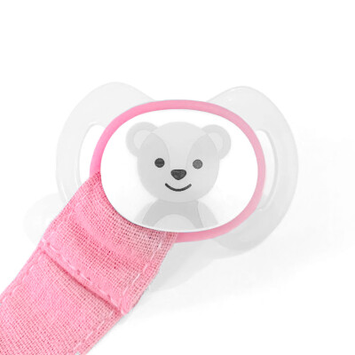 Timfanie® Schnullerhalter | GIRL | babyrosa | Band /...