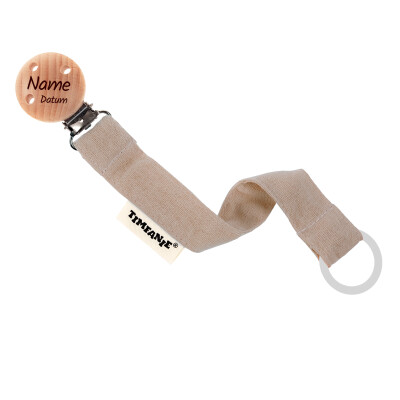 Timfanie® Schnullerhalter | NATURE | taupe | Band /...