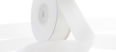 Satinband weiß 25m x 50mm