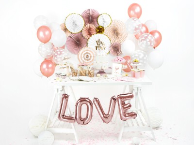 Konfetti Kreise aus Seidenpapier, 15 g, rosa