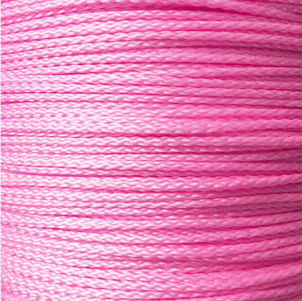 Schnullerketten PP Schnur | geflochten | 1,5 mm Ø | rosa | 1m
